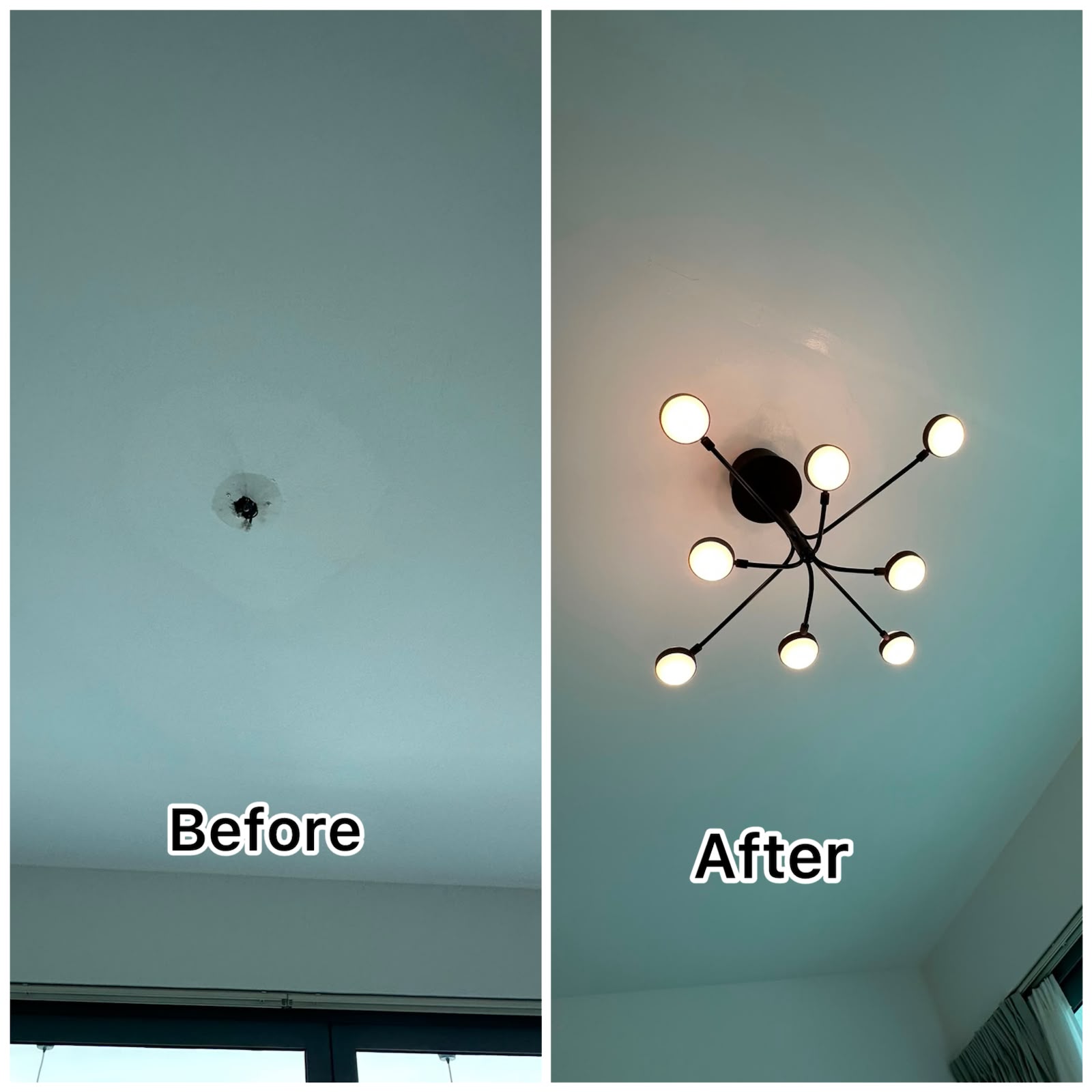 Decorative Ceiling Light Replacement & Installation Service in Singapore
